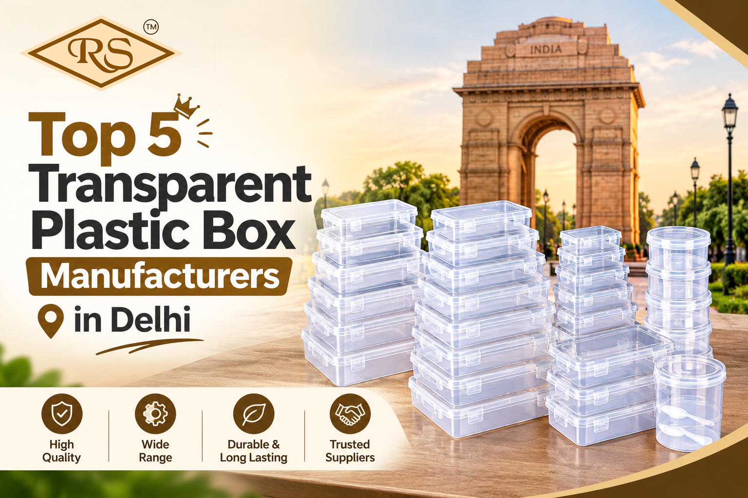 Top 5 Transparent Plastic Box Manufacturers in Delhi